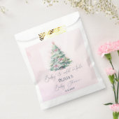 ピンクのベビーその寒い外はトリートの好意を取るバッグ フェイバーバッグ (封をした状態)