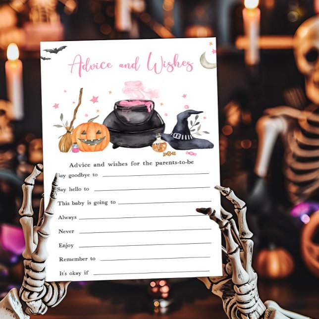 ピンクのベビーは醸造アドバイスとウィッシュのゲーム (Baby is Brewing Baby Shower Advice and Wishes Game)