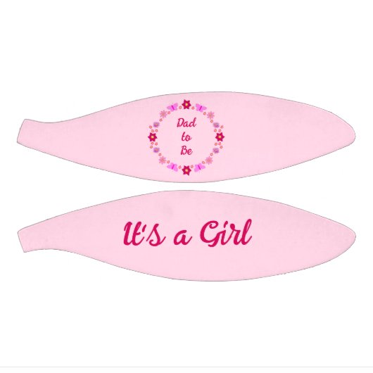 ピンクのベビーガール蝶と花カスタムの ミニバスケットボール (パネル)