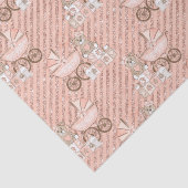 ピンクのベビーキャリッジ 薄葉紙 (詳細)