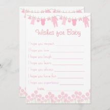 ピンクのベビーシャワーがベビー戦を希望