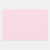 ピンクのベビーシャワーの品揃え ラッピングペーパーシート (正面2)