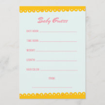 ピンクのベビーシャワーの推測