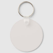 ピンクのベビーベア&バルーン赤ちゃんシャワーキーチェーン キーホルダー (裏面)