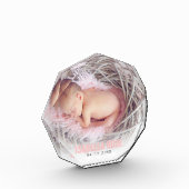 ピンクのベビー名 フォトブロック (左)