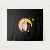 ピンクのベビー象 タペストリー (正面(横))