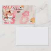 ピンクのベビー 名刺 (正面/裏面)