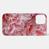 ピンクのベルベットの花マロー Case-Mate iPhoneケース (裏面 (横))