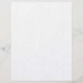 ピンクのペイズリーと緑豊かな白ペイズリーストライプ レターヘッド (裏面)