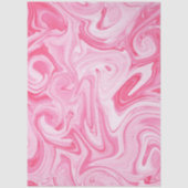 ピンクのペイント スワール アート 現代のカラフルな楽しい 薄葉紙 (正面)