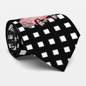 ピンクのペダル車のヴィンテージのタイ、別名ペダル補助機関車 ネクタイ (ロール)