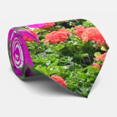 ピンクのペチュニアのゼラニウム ネクタイ (ロール)