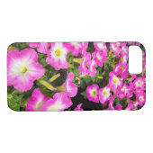 ピンクのペチュニアの植物 Case-Mate iPhoneケース (裏面(横))