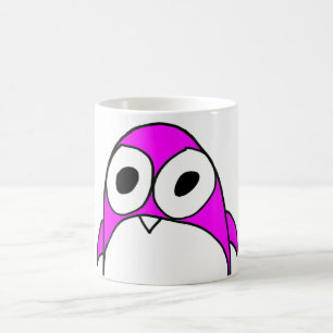 ピンクのペンギンのマグ コーヒーマグカップ