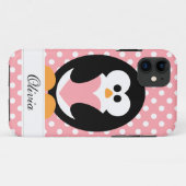 ピンクのペンギン愛 Case-Mate iPhoneケース (裏面(横))