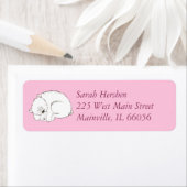 ピンクのホッキョクグマ ラベル (インサイチュ)