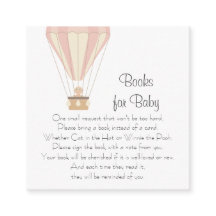 ピンクのホットエアバルーンベビー