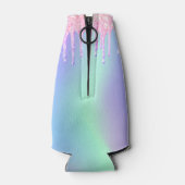 ピンクのホログラフィックはモノグラムを滴下する ボトルクーラー (裏面)