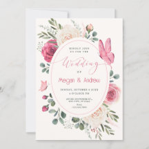 ピンクのホワイトウォーター色のフローラ結婚バラ