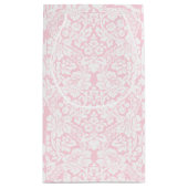 ピンクのホワイトレース スモールペーパーバッグ (裏面)