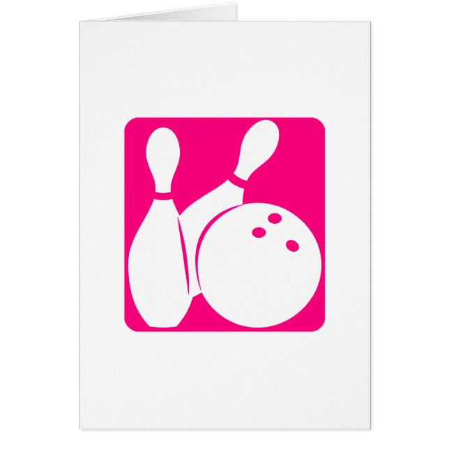 ピンクのボーリング (正面)