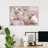 ピンクのポスター ポスター (ホームオフィス)