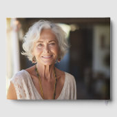 ピンクのポピーフローラ葬儀記念 ゲストブック (裏面)