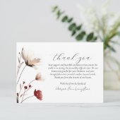 ピンクのポピー写真記念碑 サンキューカード (スタンド正面)