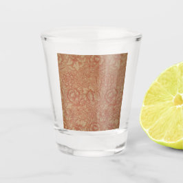 ピンクのポピー（William Morris著） (ヴィンテージパターン) ショットグラス