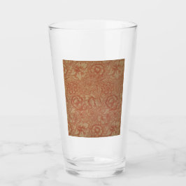 ピンクのポピー（William Morris著） (ヴィンテージパターン) タンブラーグラス