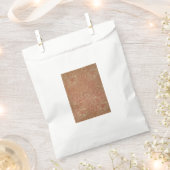 ピンクのポピー(William Morris著) (ヴィンテージパターン) フェイバーバッグ (クリップ留めされた状態)