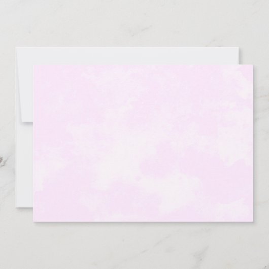 ピンクのポプシクルのアイスポップ・アートのクリームオンオーバー誕生日写真 招待状 (裏面)