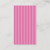 ピンクのポルカのお母さんカード コーリングカード (裏面)