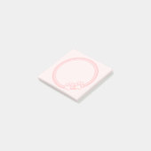 ピンクのポープリント ポストイット (アングル)