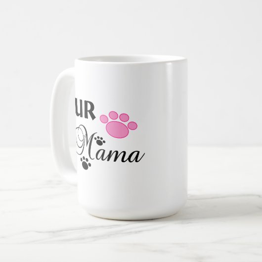 ピンクのポーマグカップ付きファーママママママママママママママママママママママママママママママママママ コーヒーマグカップ (正面左)