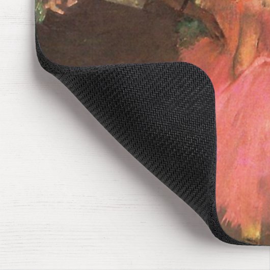 ピンクのマウスパッドのダンサーのガスを抜いて下さい マウスパッド (コーナー)