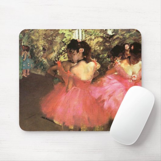 ピンクのマウスパッドのダンサーのガスを抜いて下さい マウスパッド (マウス)