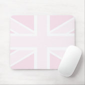 ピンクのマウスパッドの英国国旗の旗 マウスパッド (マウス)