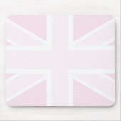 ピンクのマウスパッドの英国国旗の旗 マウスパッド (正面)