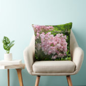 ピンクのマウンテンローレルの花 クッション (椅子)
