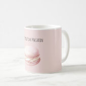 ピンクのマカロン コーヒーマグカップ (正面右)