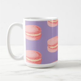 ピンクのマカロン コーヒーマグカップ