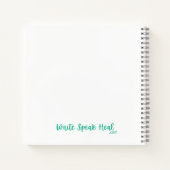 ピンクのマグノリアの木の花の写真 – journal ノートブック (裏面)