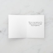 ピンクのマグノリアの花と同情カード カード (内部)