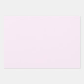 ピンクのマグノリアの花 春のブライダルシャワー ラッピングペーパーシート (正面3)