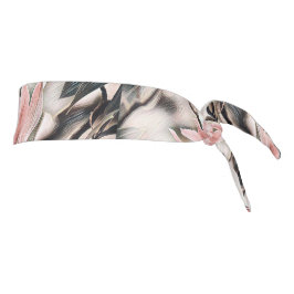 ピンクのマグノリア枝のスケッチ タイヘッドバンド