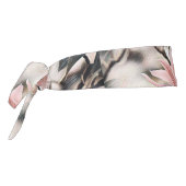 ピンクのマグノリア枝のスケッチ タイヘッドバンド (回転270)