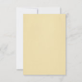 ピンクのマグノリア花 |ヴィンテージ紙ウェディングRSVP 招待状 (裏面)