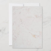 ピンクのマグノリア　フォトガール　洗礼　ファーストバースデー 招待状 (裏面)