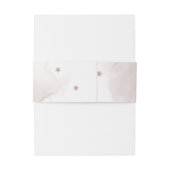 ピンクのマブーバーガンディ緑の結婚式招待状be 招待状ベリーバンド (裏面例)